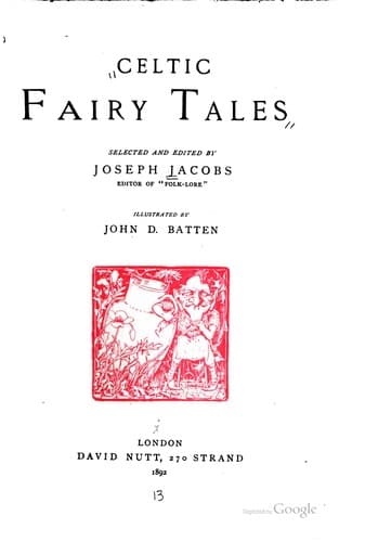Tapa de Celtic fairy tales