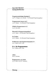 Tapa de C++ für Programmierer