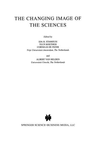 Tapa de The Changing Image of the Sciences