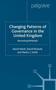 Tapa de Changing patterns of governance in the United Kingdom