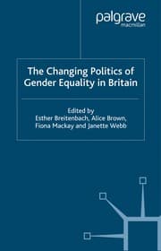 Tapa de The changing politics of gender equality in Britain