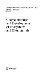 Tapa de Characterization and Development of Biosystems and Biomaterials