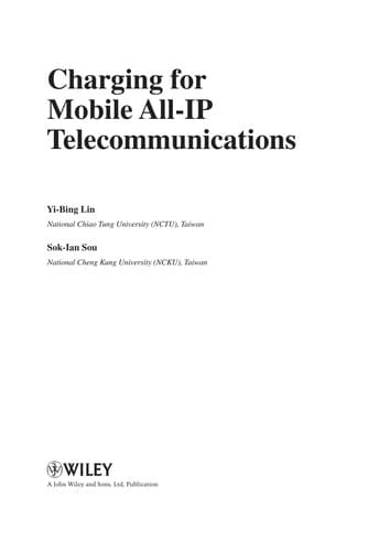 Tapa de Charging for mobile all-IP telecommunications