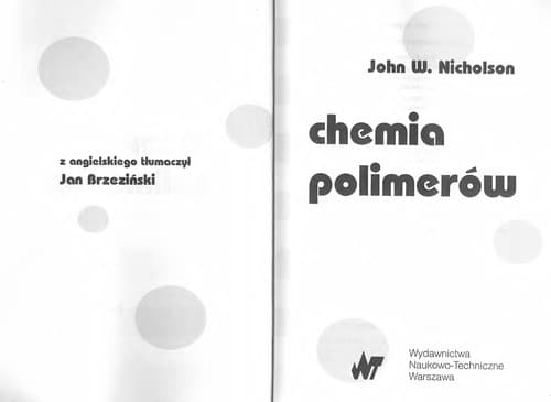 Tapa de Chemia polimerów