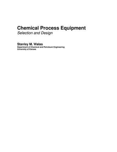 Tapa de Chemical process equipment