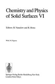 Tapa de Chemistry and Physics of Solid Surfaces VI
