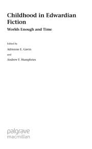 Tapa de Childhood in Edwardian fiction