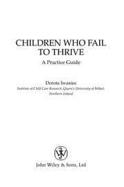 Tapa de Children who fail to thrive