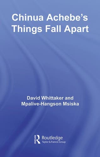 Tapa de Chinua Achebe's Things Fall Apart