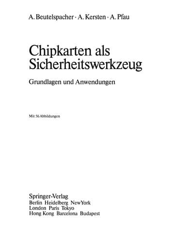 Tapa de Chipkarten als Sicherheitswerkzeug