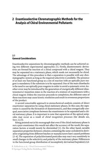 Tapa de Chiral Environmental Pollutants
