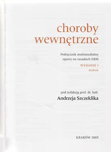 Tapa de Choroby wewne ·trzne