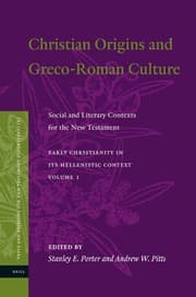 Tapa de Christian origins and greco-roman culture