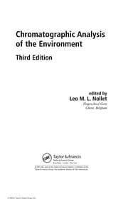 Tapa de Chromatographic analysis of the environment