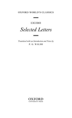 Tapa de Selected letters