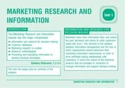Tapa de Marketing Research and Information