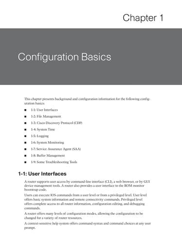 Tapa de Cisco router configuration handbook
