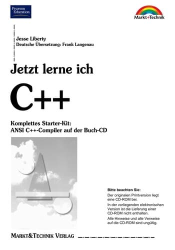Tapa de Jetzt lerne ich C++