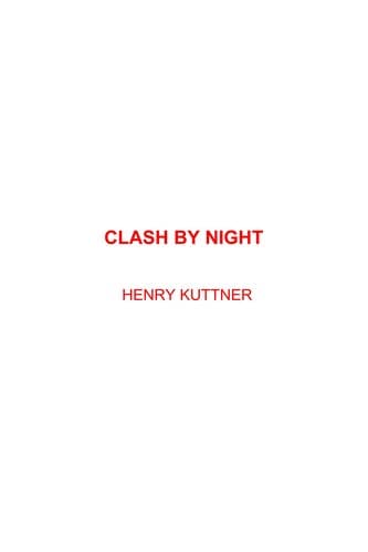 Tapa de Clash by night