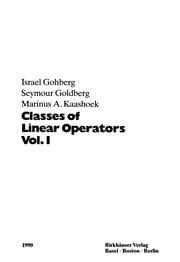 Tapa de Classes of linear operators