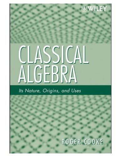 Tapa de Classical Algebra