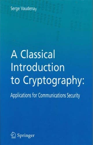 Tapa de A classical introduction to cryptography