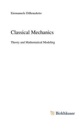 Tapa de Classical Mechanics