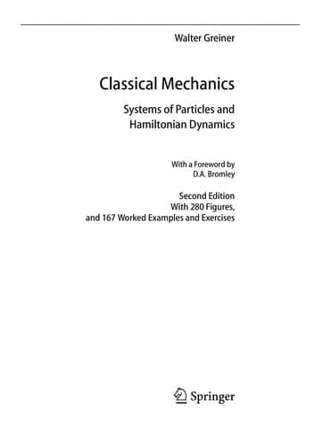 Tapa de Classical mechanics