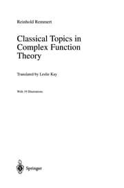 Tapa de Classical Topics in Complex Function Theory