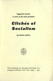 Tapa de Suggested answers to some of the more prevalent clichés of socialism