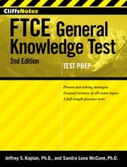 Tapa de CliffsNotes FTCE general knowledge test