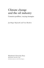 Tapa de Climate change and the oil industry
