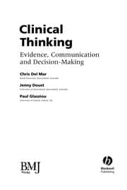 Tapa de Clinical thinking