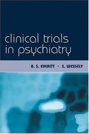 Tapa de Clinical trials in psychiatry
