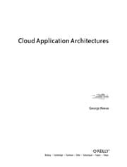 Tapa de Cloud Application Architectures