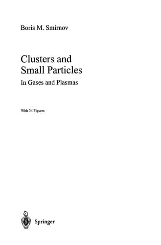 Tapa de Clusters and Small Particles