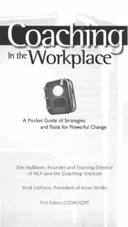 Tapa de Coaching in the workplace