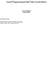 Tapa de Cocoa programming for Mac OS X