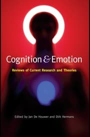 Tapa de Cognition and emotion