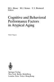 Tapa de Cognitive and Behavioral Performance Factors in Atypical Aging