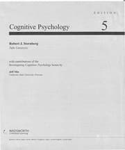 Tapa de Cognitive psychology