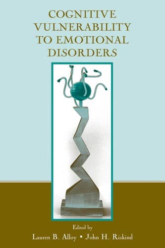 Tapa de Cognitive vulnerability to emotional disorders