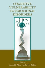 Tapa de Cognitive vulnerability to emotional disorders