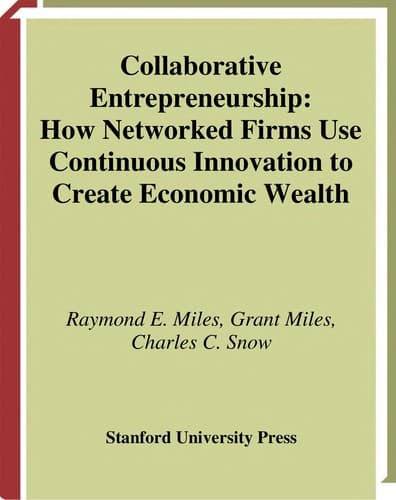 Tapa de Collaborative entrepreneurship