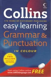 Tapa de Collins easy learning grammar & punctuation