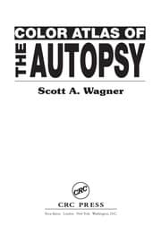 Tapa de Color atlas of the autopsy