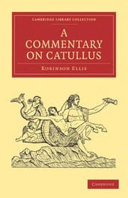 Tapa de A commentary on Catullus