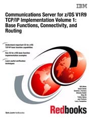 Tapa de Communications server for z/OS V1R9 TCP/IP implementation
