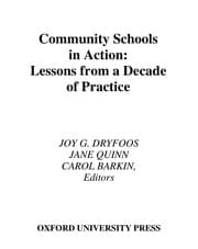 Tapa de Community schools in action