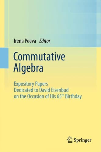 Tapa de Commutative Algebra